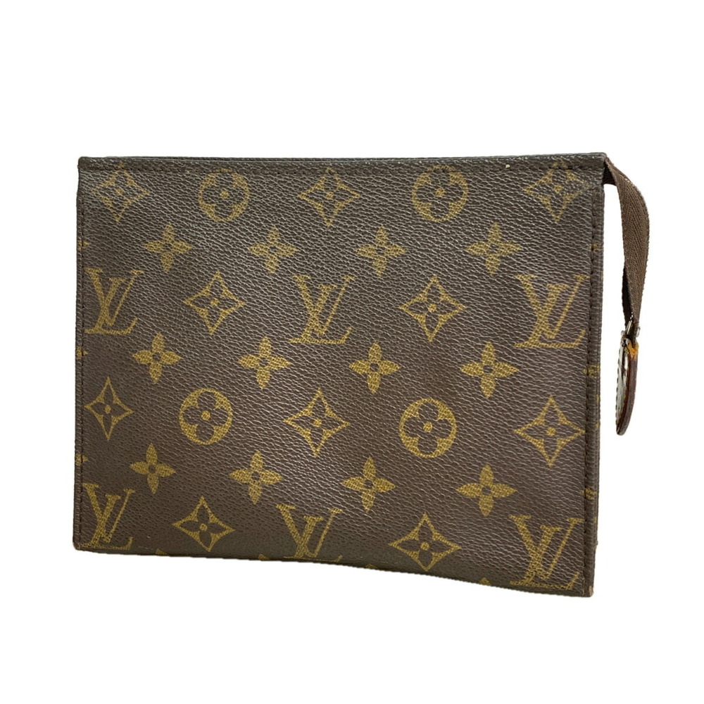 Louis Vuitton Monogram Pochette Toilette 19 M47544 Brown Women's Bag/Pouch